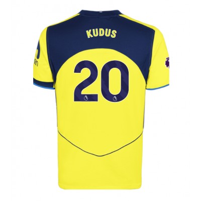 Camiseta Tottenham Hotspur Mohammed Kudus #20 Tercera Equipación Replica 2025-26 mangas cortas Camiseta Tottenham Hotspur Mohammed Kudus #20 Tercera Equipación Replica 2025-26 mangas cortas